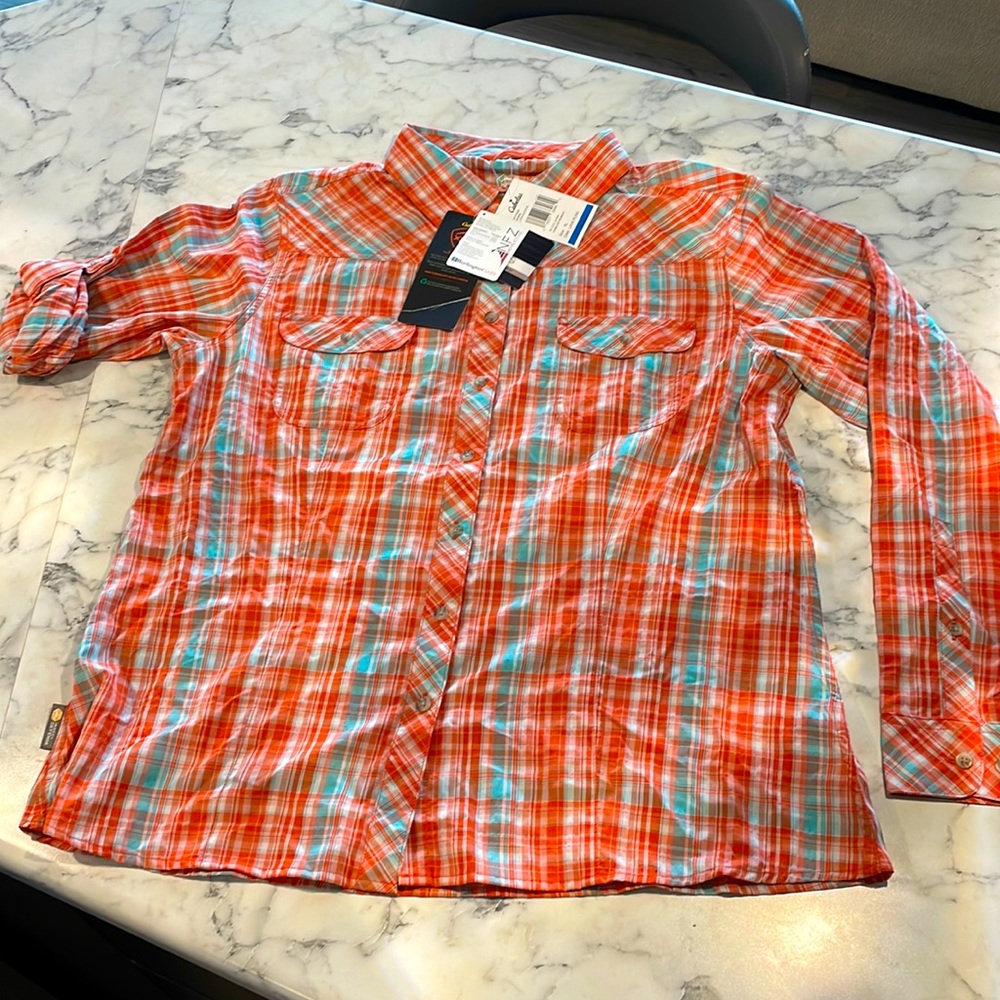 Cabelas XPG Performance Insect Defense Button Down Shirt